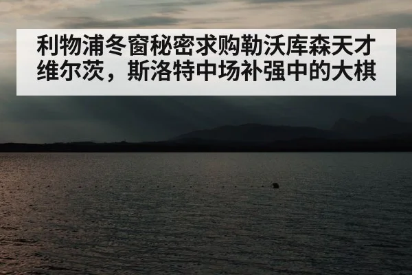 利物浦冬窗秘密求购勒沃库森天才维尔茨，斯洛特中场补强中的大棋